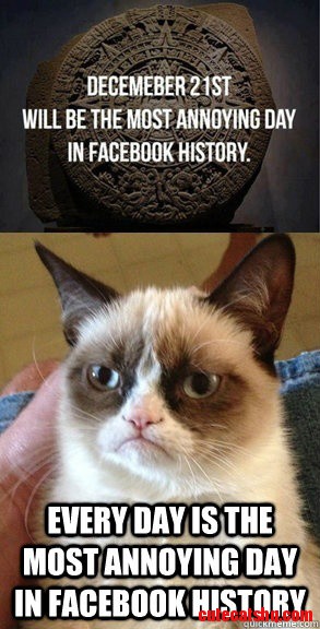 Grumpy Cat on the End of the World.