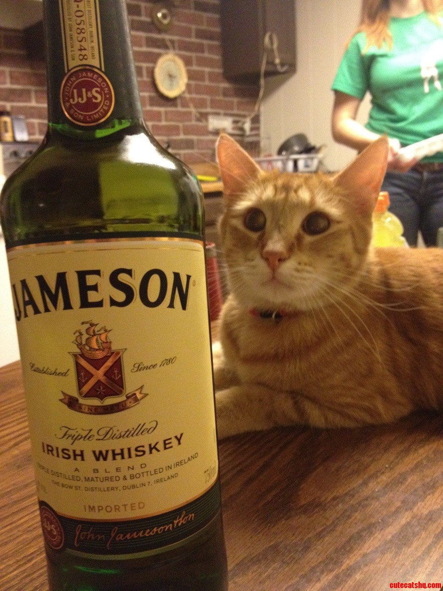 A Strong Redheaded Lad Needs a Little Pick-me-up