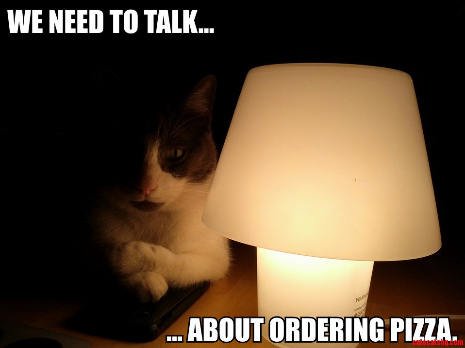 We Need to Talk...