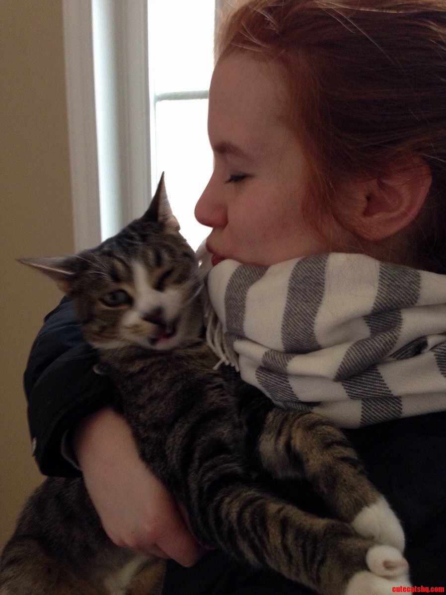 Kevin Loves Kisses...maybe Not.