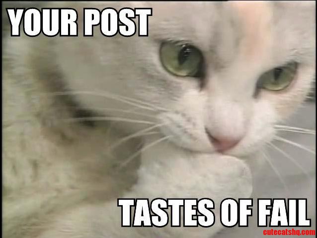 When I See a Terrible Post