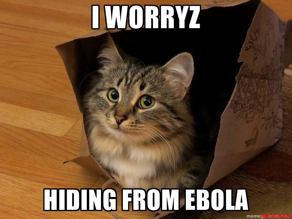 I Worryz. Hiding from Ebola.