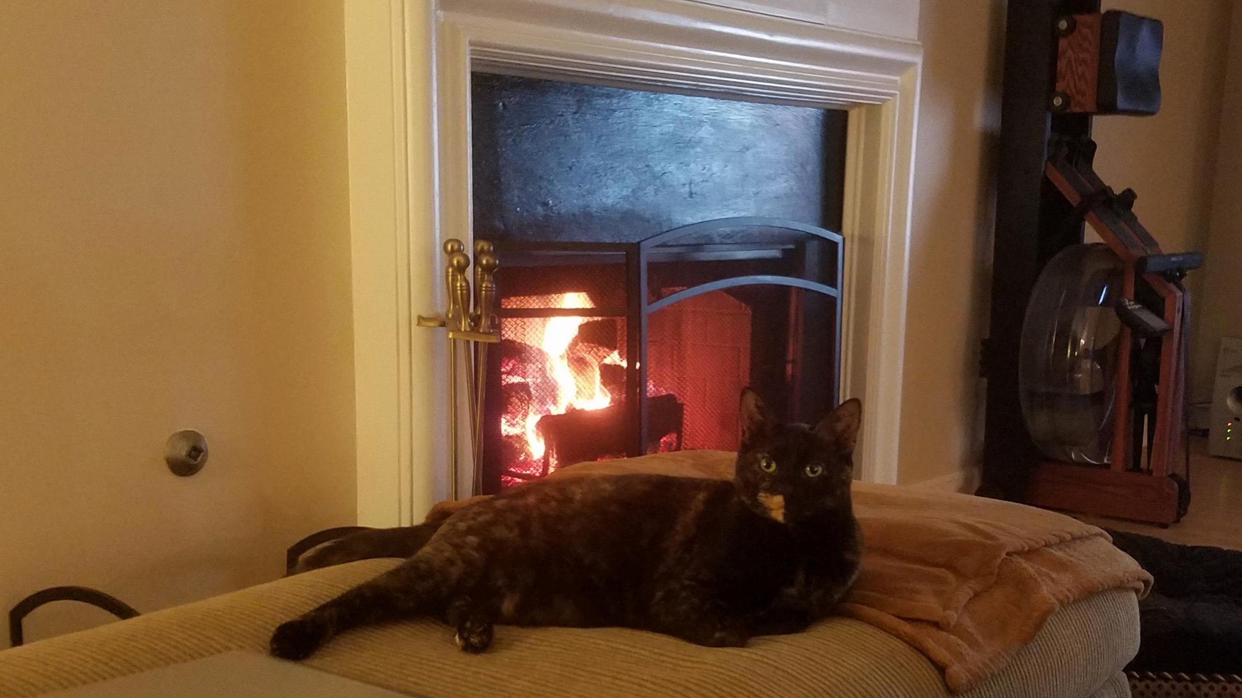 Its Cold and She Is a Very Happy Girl.